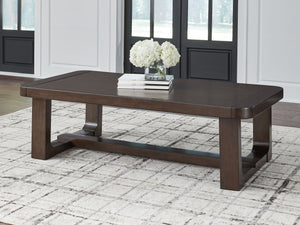 Breckington - Rectangular Cocktail Table - Dark Brown - R&R Furniture Gallery (Fountain Valley, CA)