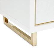 Palm Gate - Nightstand - Cloud White - R&R Furniture Gallery (Fountain Valley, CA)