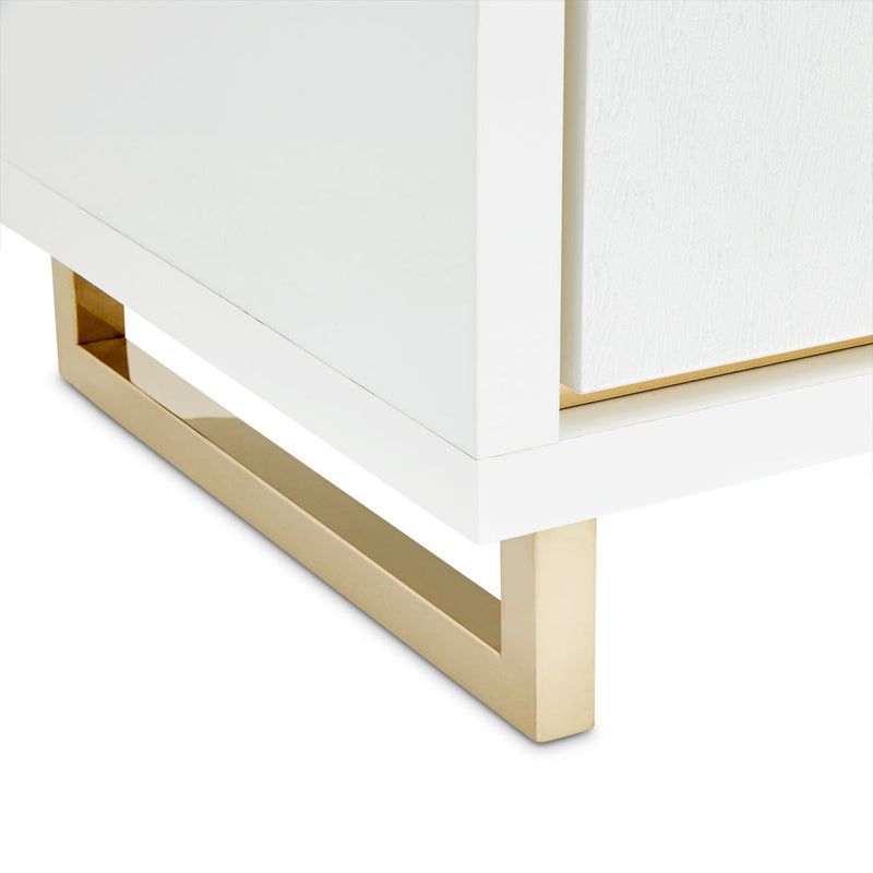 Palm Gate - Nightstand - Cloud White - R&R Furniture Gallery (Fountain Valley, CA)