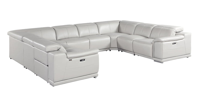 9762 - 8-Piece U-Shaped Sectional Sofa With 4 Power Recliners