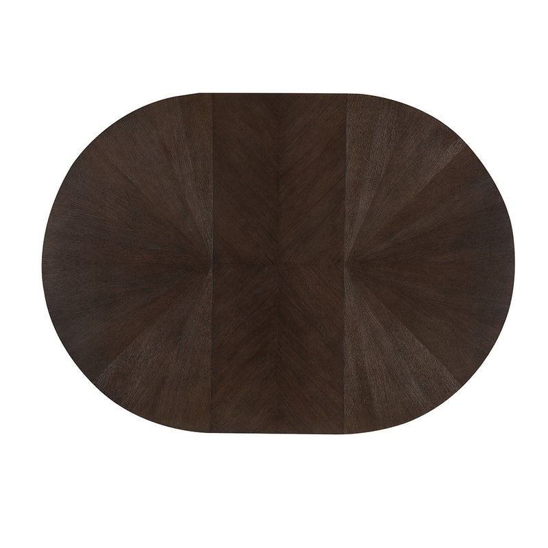 West Kensington - Oval Dining Table - Medium Espresso - R&R Furniture Gallery (Fountain Valley, CA)