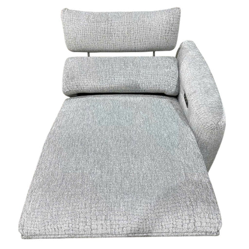 Fullar - RAF Modular Power Motion Recliner - Light Gary Chenille - R&R Furniture Gallery (Fountain Valley, CA)