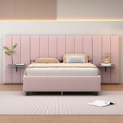 Upholstered Platform Bed With Big Headboard - R&R Furniture Gallery (Fountain Valley, CA)