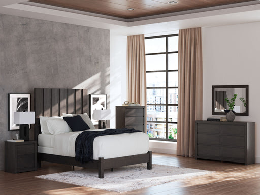 Fraluna - Six Drawer Dresser - Charcoal - R&R Furniture Gallery (Fountain Valley, CA)