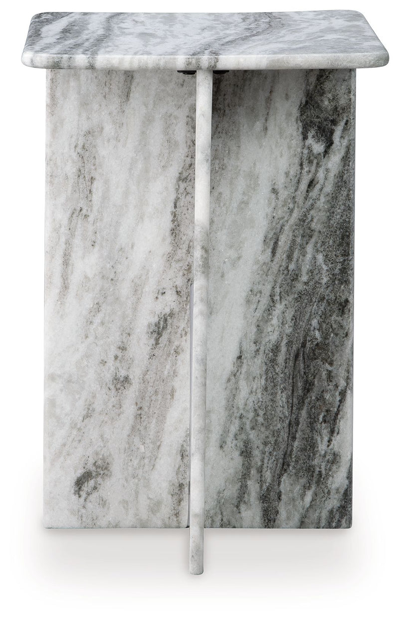 Keithwell - Square Accent Table - Gray - R&R Furniture Gallery (Fountain Valley, CA)