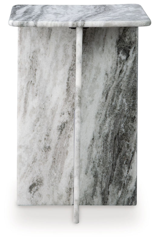 Keithwell - Square Accent Table - Gray - R&R Furniture Gallery (Fountain Valley, CA)