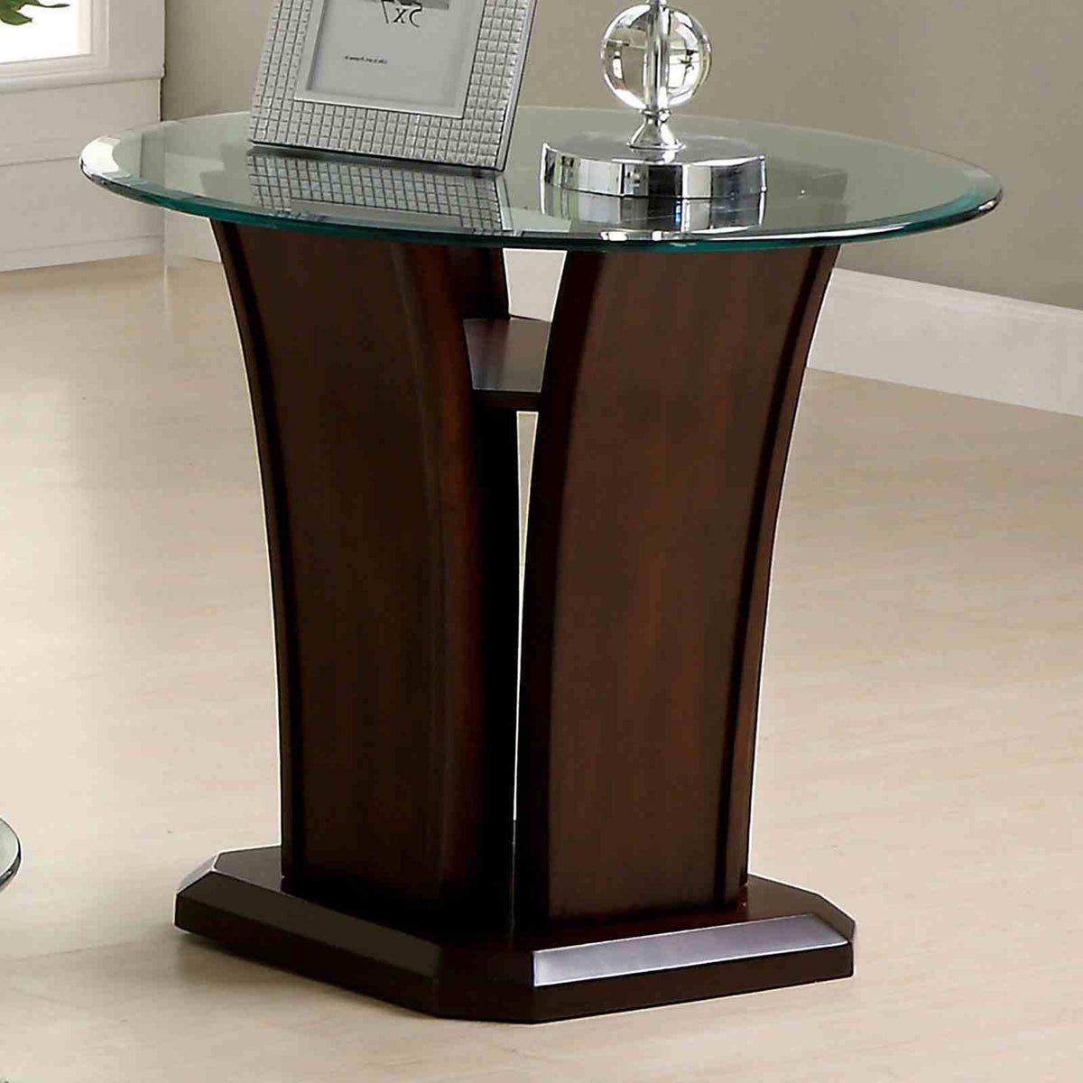 Manhattan Iv - End Table, Brown Cherry