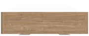 Signature Design by Ashley six-drawer dresser with a sleek wood finish and modern design, featuring six spacious drawers.