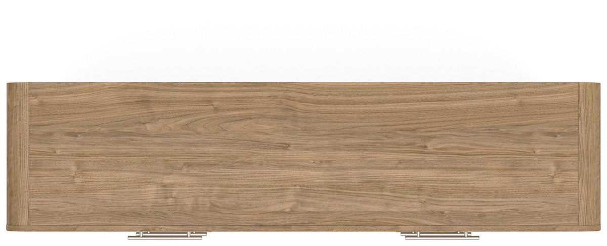 Signature Design by Ashley six-drawer dresser with a sleek wood finish and modern design, featuring six spacious drawers.