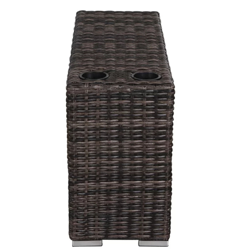 Stylish Rattan Wicker Person Seating Group With Premium Sunbrella Cushions Perfect For Outdoor Entertaining - R&R Furniture Gallery (Fountain Valley, CA)