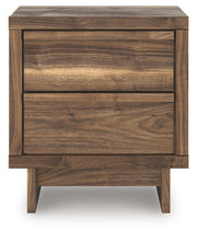 Chirason - Two Drawer Night Stand - Brown - R&R Furniture Gallery (Fountain Valley, CA)