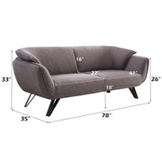 Dalya - Sofa - Gray Linen - R&R Furniture Gallery (Fountain Valley, CA)