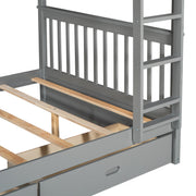 Bunk Bed With Ladders And 2 Storage Drawers - R&R Furniture Gallery (Fountain Valley, CA)