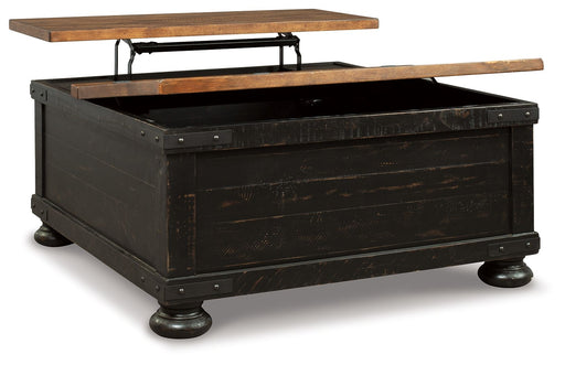 Valebeck - Lift Top Cocktail Table - Black / Brown - R&R Furniture Gallery (Fountain Valley, CA)
