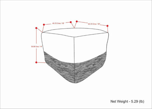 Macie - Square Woven Outdoor / Indoor Pouf - Gray / White - R&R Furniture Gallery (Fountain Valley, CA)