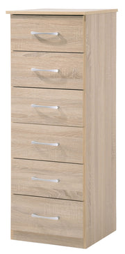 Glory Furniture Boston lingerie chest with multiple drawers, wooden finish, and elegant design for bedroom storage.