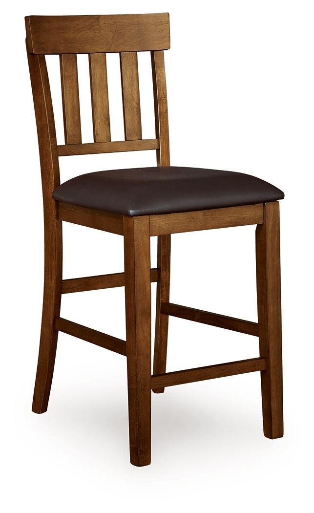 Ralene - Upholstered Barstool (Set of 2) - Medium Brown - R&R Furniture Gallery (Fountain Valley, CA)