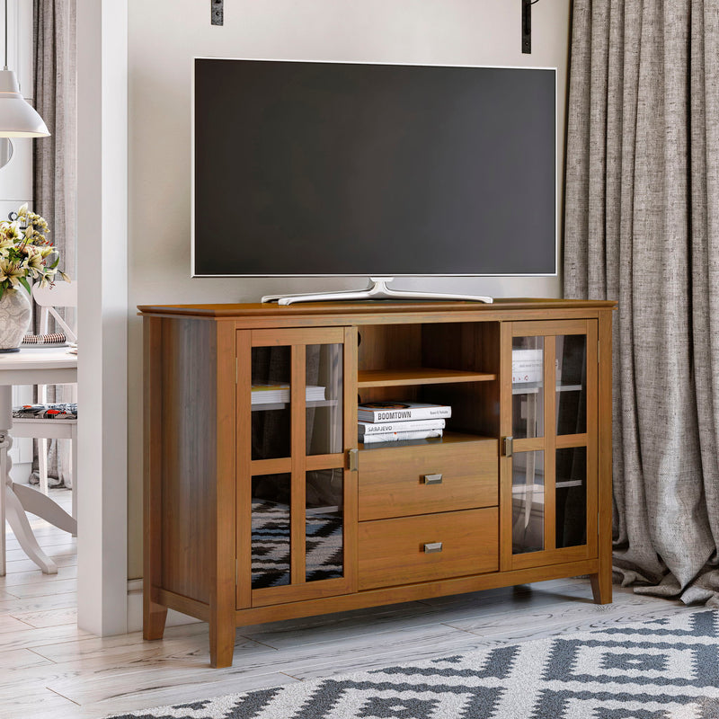 Artisan - Handcrafted, Tall TV Media Stand - R&R Furniture Gallery (Fountain Valley, CA)