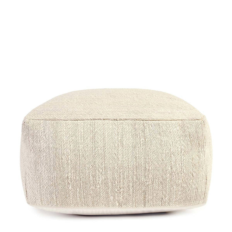 Halter - Pouf - Ivory - R&R Furniture Gallery (Fountain Valley, CA)