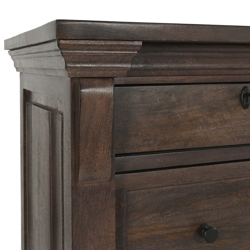 Adelaide - Wood 9 Drawer Dresser - Cocoa Brown
