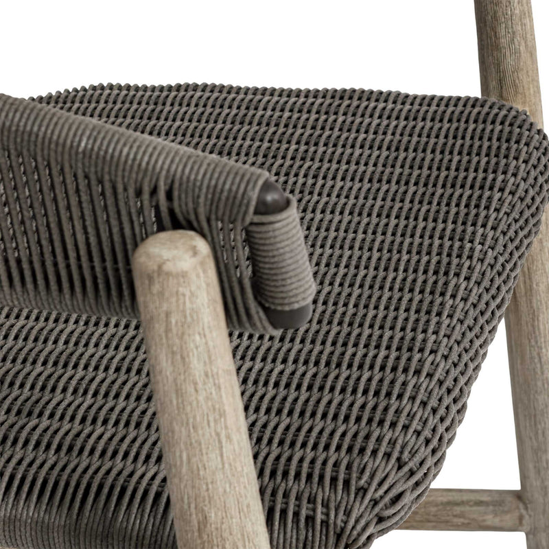 Dermott - Outdoor Bar Stool - Brown / Dark Gray