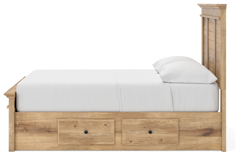 Makidern - Panel Storage Bed With 2 Under Bed Storage Units - R&R Furniture Gallery (Fountain Valley, CA)