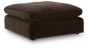 Benchcraft® Maxton Heights oversized accent ottoman with soft fabric upholstery and a modern, stylish design for living room decor.