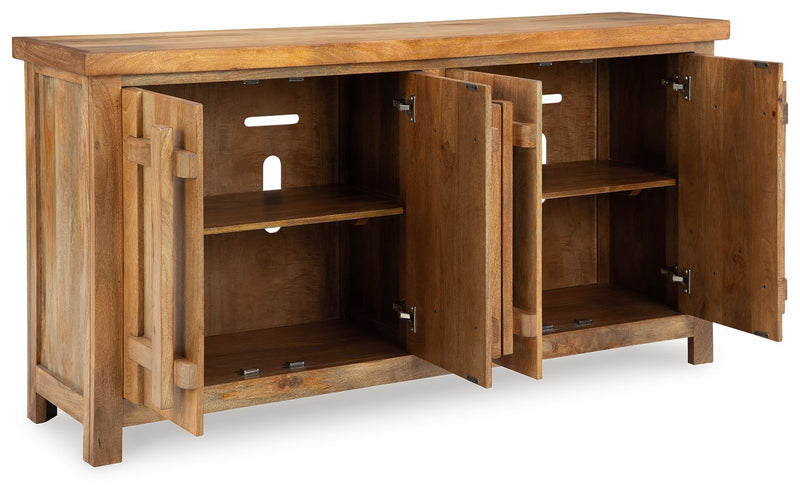 Dresor - Accent Cabinet - Natural - R&R Furniture Gallery (Fountain Valley, CA)