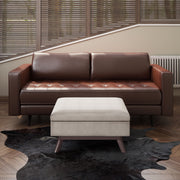 Owen - Upholstered Rectangular Storage Ottoman - R&R Furniture Gallery (Fountain Valley, CA)