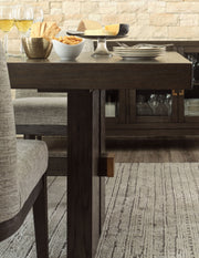 Burkhaus - Rectangular Dining Room Extension Table - Dark Brown - R&R Furniture Gallery (Fountain Valley, CA)