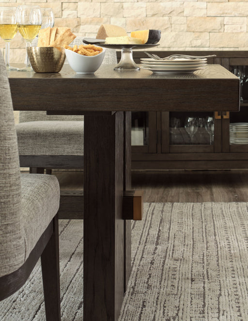 Burkhaus - Rectangular Dining Room Extension Table - Dark Brown - R&R Furniture Gallery (Fountain Valley, CA)