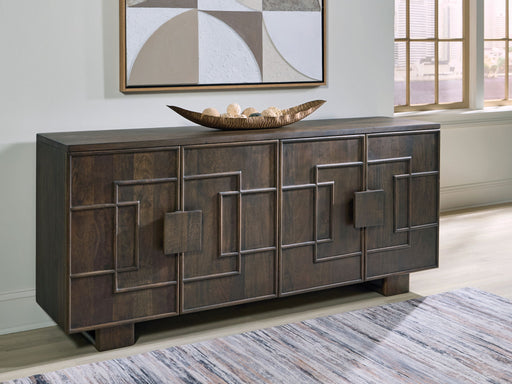 Cato - Accent Cabinet - Dark Brown - R&R Furniture Gallery (Fountain Valley, CA)