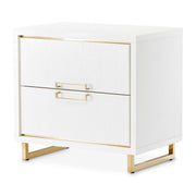 Palm Gate - Nightstand - Cloud White - R&R Furniture Gallery (Fountain Valley, CA)