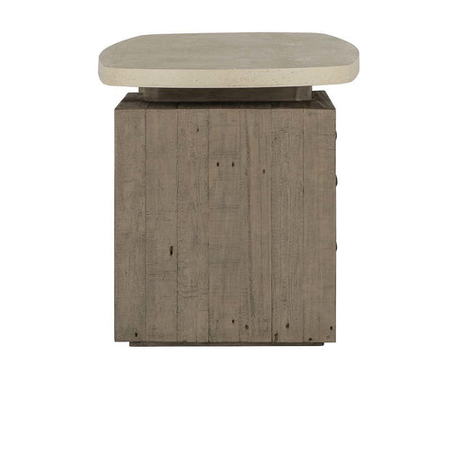 Angus - Solid Wood Desk - Antique White / Distressed Gray - R&R Furniture Gallery (Fountain Valley, CA)