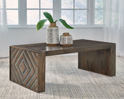 Dreggan - Rectangular Cocktail Table - Brown - R&R Furniture Gallery (Fountain Valley, CA)