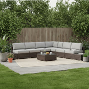 Wicker Sectional Seating Group With Cushions - R&R Furniture Gallery (Fountain Valley, CA)
