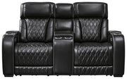 Boyington - Power Reclining Loveseat With Console/Adj Hdrst - R&R Furniture Gallery (Fountain Valley, CA)