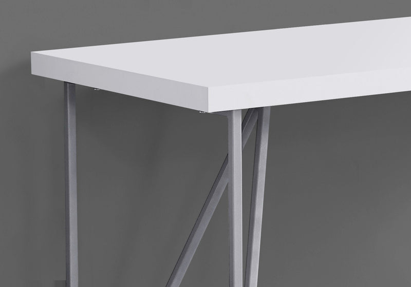 Computer Desk For Home Office Laptop, Contemporary & Modern - White - R&R Furniture Gallery (Fountain Valley, CA)