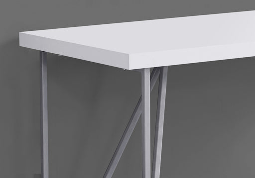 Computer Desk For Home Office Laptop, Contemporary & Modern - White - R&R Furniture Gallery (Fountain Valley, CA)