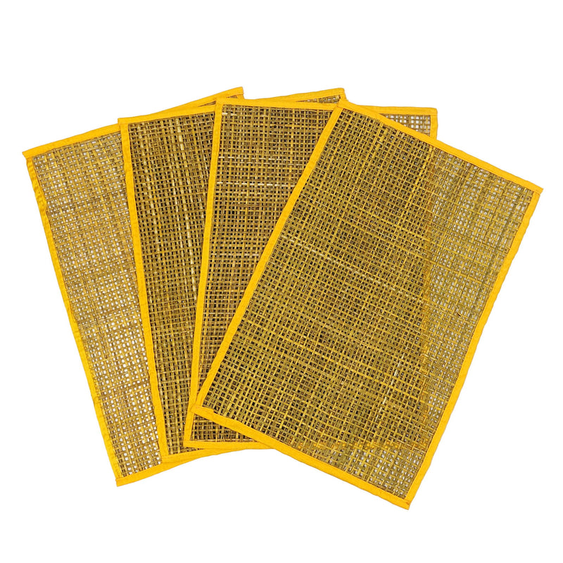 Peele - Seagrass Placemat (Set of 4) - R&R Furniture Gallery (Fountain Valley, CA)
