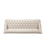 Comfy 3 Seat Sofa With Wooden Legs, For Living Room And Study - R&R Furniture Gallery (Fountain Valley, CA)