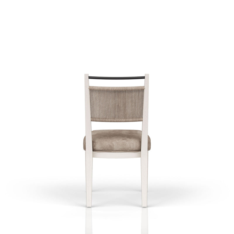 Rope Back Chair - Beige / Carmel - R&R Furniture Gallery (Fountain Valley, CA)