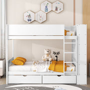 Bunk Bed With 2 Drawers And Multi Layer Cabinet - R&R Furniture Gallery (Fountain Valley, CA)