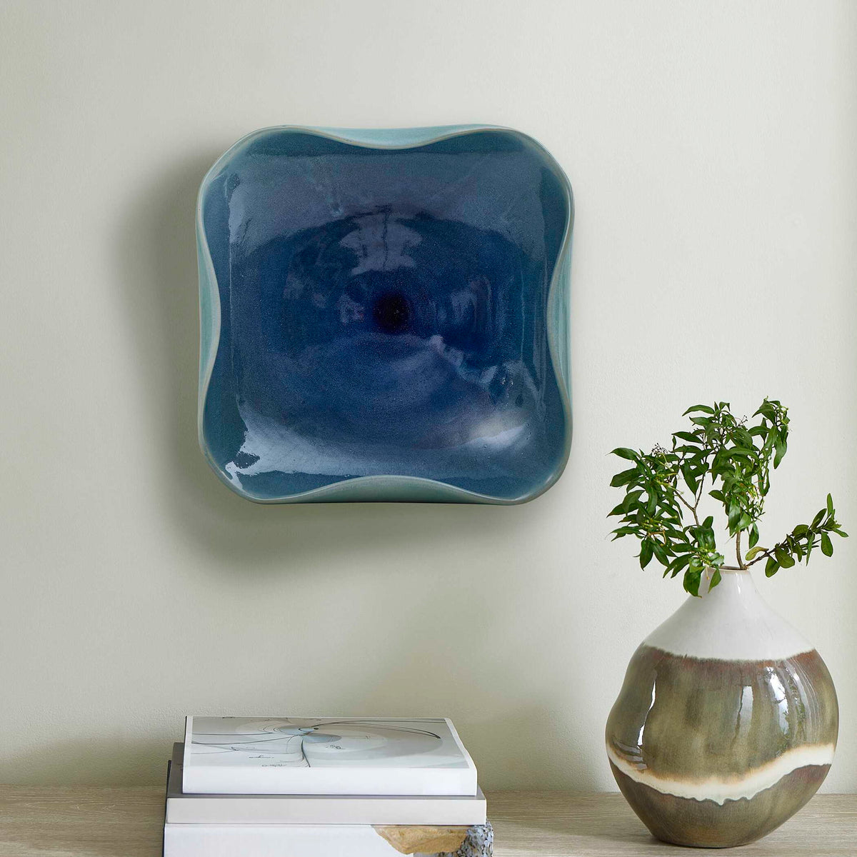 Blue Lagoon - Outdoor Bowl - Blue / Green