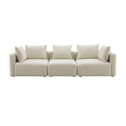 Hangover - Linen Fabric Sofa - Cream - R&R Furniture Gallery (Fountain Valley, CA)