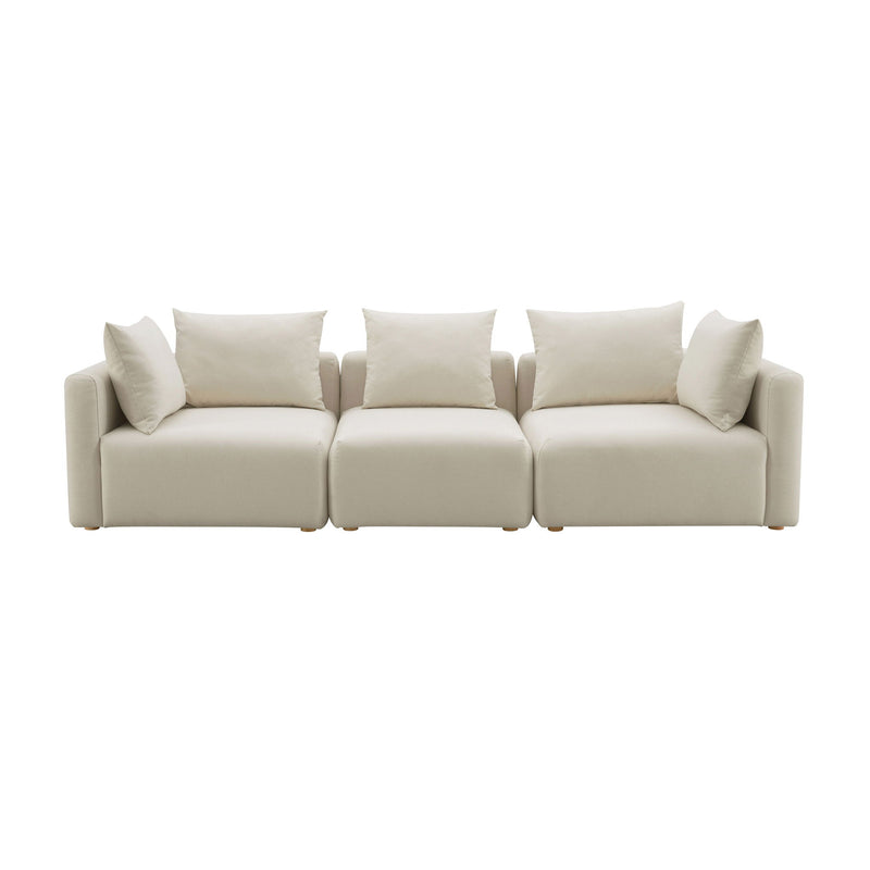Hangover - Linen Fabric Sofa - Cream - R&R Furniture Gallery (Fountain Valley, CA)