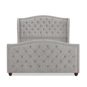 Marcella - Upholstered Shelter Headboard Bed Set - R&R Furniture Gallery (Fountain Valley, CA)
