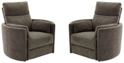 Radius - Power Swivel Glider Recliner (Set of 2) - R&R Furniture Gallery (Fountain Valley, CA)