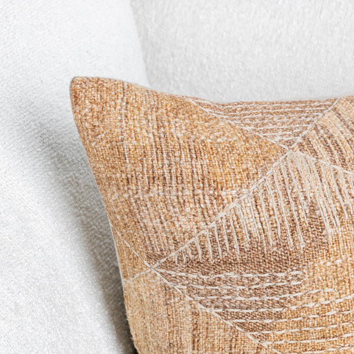 Lineage - Rev 22" x 22"Pillow - Caramel - R&R Furniture Gallery (Fountain Valley, CA)