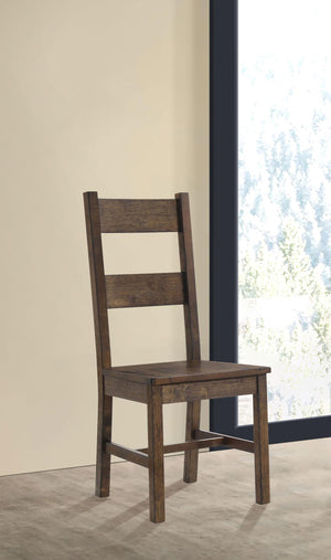 Coleman Dining Side Chair Rustic Golden Brown (Set of 2)